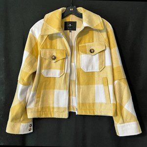 7 for all Mankind Hip Cropped Shacket